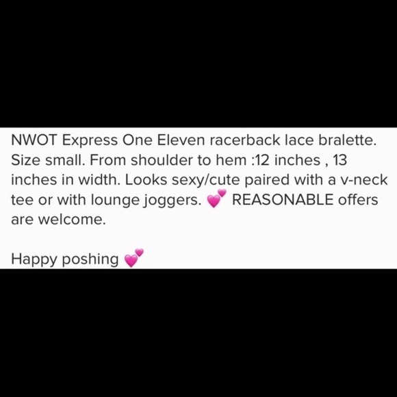 Express One Eleven contrast lace bralette - Picture 6 of 6